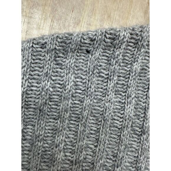 Brown Allan 1883 Womens Cream Turtleneck Merino Wool Sweater Beige Chunky Medium - Picture 2 of 9